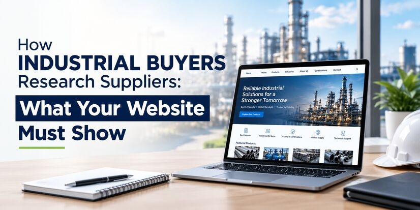 How Industrial Buyers Research Suppliers: What Your Website Must Show