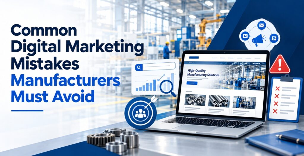Common Digital Marketing Mistakes Manufacturers Must Avoid