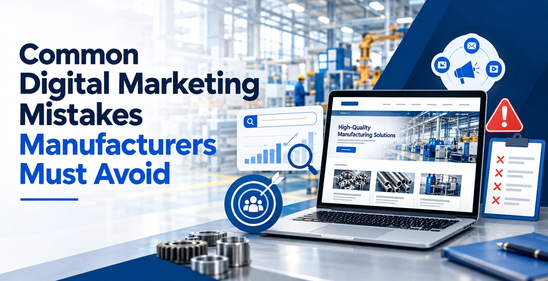 Common Digital Marketing Mistakes Manufacturers Must Avoid